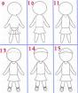 Jak nakreslit panenku: naučit se kreslit Jak se jmenuje panenka na provázcích